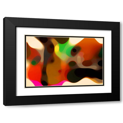Evolution 38 Black Modern Wood Framed Art Print with Double Matting by Klipp, Ortwin