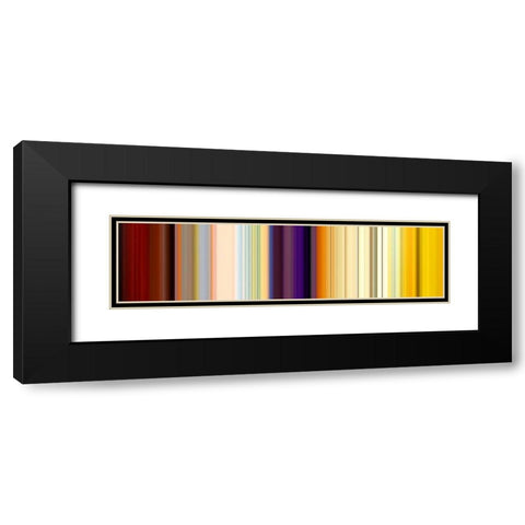 Lichtlinien 639 Black Modern Wood Framed Art Print with Double Matting by Klipp, Ortwin
