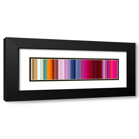 Lichtlinien 898 Black Modern Wood Framed Art Print with Double Matting by Klipp, Ortwin