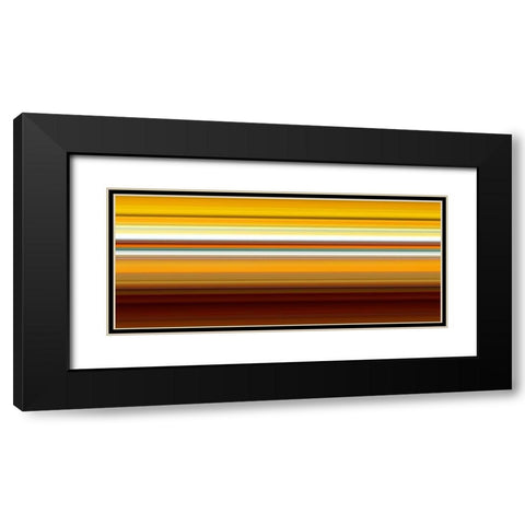 Lichtlinien 468 Black Modern Wood Framed Art Print with Double Matting by Klipp, Ortwin