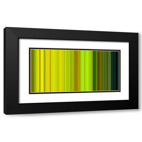 Lichtlinien 891 Black Modern Wood Framed Art Print with Double Matting by Klipp, Ortwin