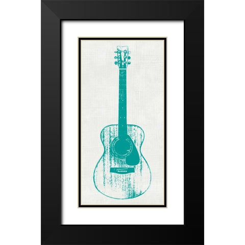 Guitar Collector I Black Modern Wood Framed Art Print with Double Matting by Inge, Kevin Wade