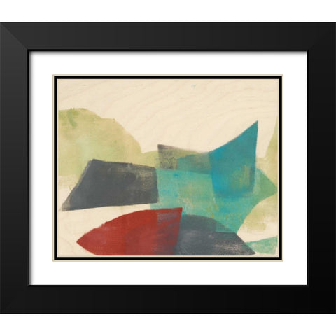 Ship Shape II Black Modern Wood Framed Art Print with Double Matting by Goldberger, Jennifer