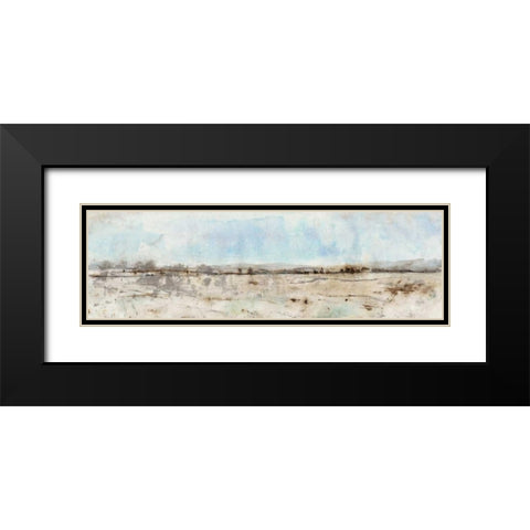 Panoramic II Black Modern Wood Framed Art Print with Double Matting by OToole, Tim