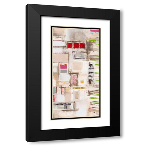 Plans Four II Black Modern Wood Framed Art Print with Double Matting by Galapon, Nikki