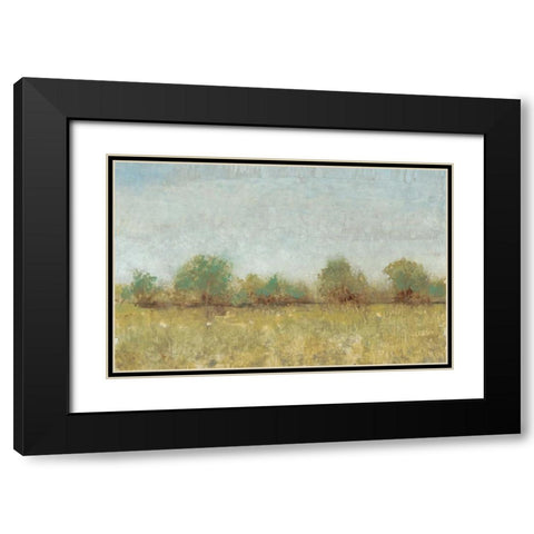 Spring Field I Black Modern Wood Framed Art Print with Double Matting by OToole, Tim