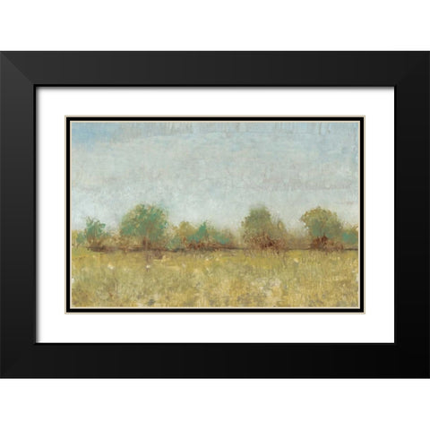 Spring Field I Black Modern Wood Framed Art Print with Double Matting by OToole, Tim