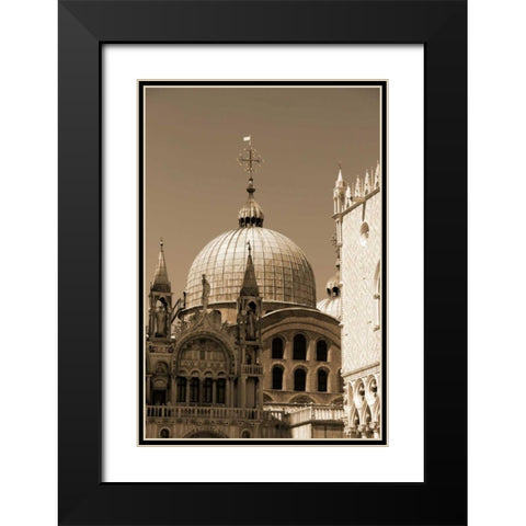 Architettura di Italia IV Black Modern Wood Framed Art Print with Double Matting by Perkins, Greg