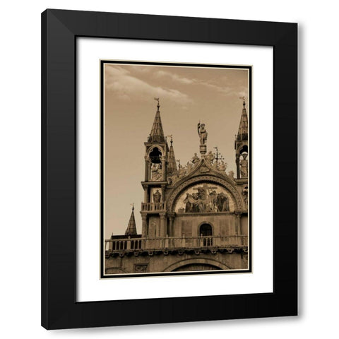 Architettura di Italia V Black Modern Wood Framed Art Print with Double Matting by Perkins, Greg