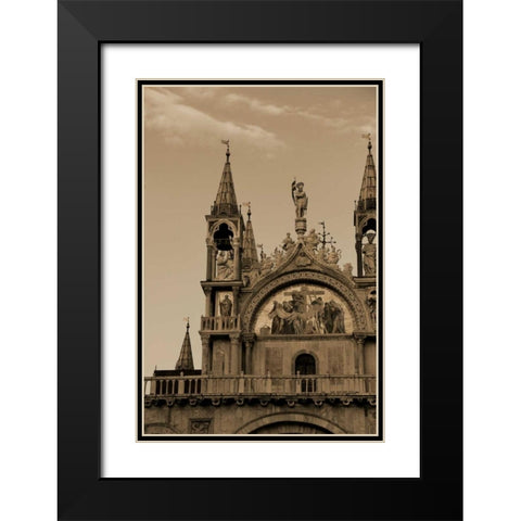 Architettura di Italia V Black Modern Wood Framed Art Print with Double Matting by Perkins, Greg