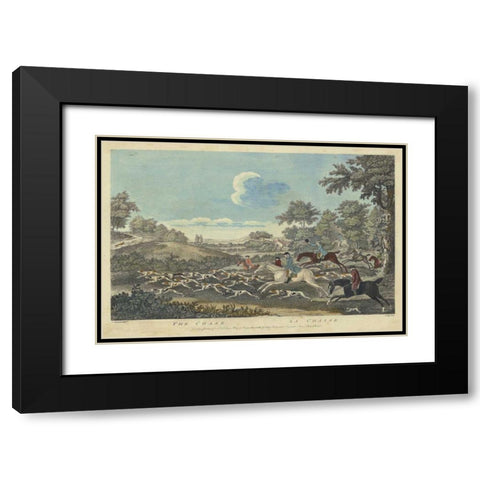 The Thrill of the Chase V Black Modern Wood Framed Art Print with Double Matting by Unknown