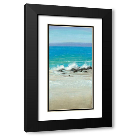 Salt Spray II Black Modern Wood Framed Art Print with Double Matting by OToole, Tim