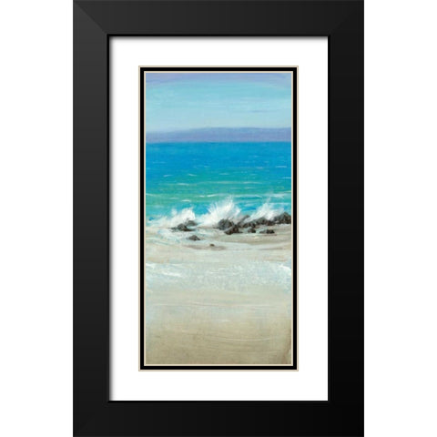 Salt Spray II Black Modern Wood Framed Art Print with Double Matting by OToole, Tim