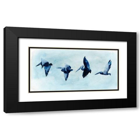 Coastal Covey I Black Modern Wood Framed Art Print with Double Matting by Popp, Grace