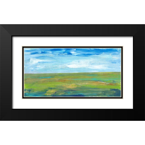 Vast Land I Black Modern Wood Framed Art Print with Double Matting by OToole, Tim