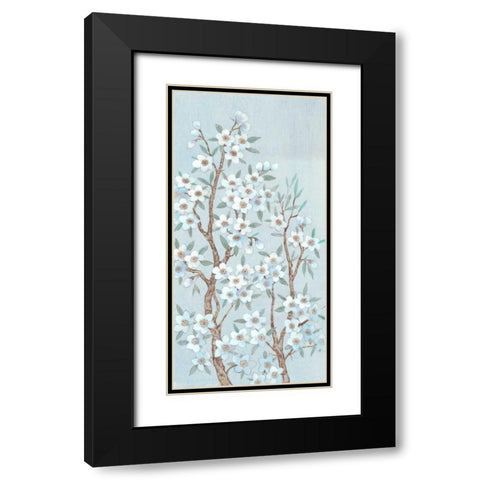 Branches of Blossoms II Black Modern Wood Framed Art Print with Double Matting by OToole, Tim