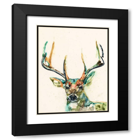 Hi Fi Wildlife II Black Modern Wood Framed Art Print with Double Matting by Goldberger, Jennifer
