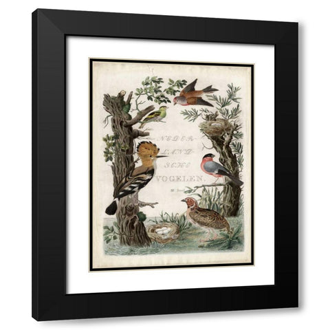 Woodpecker Sanctuary Black Modern Wood Framed Art Print with Double Matting by Nozeman