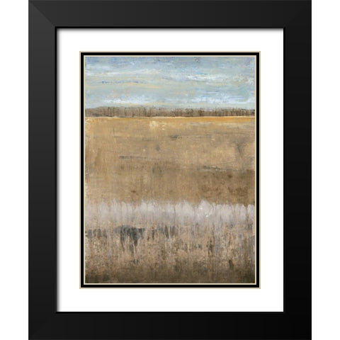 Crescendo II Black Modern Wood Framed Art Print with Double Matting by OToole, Tim