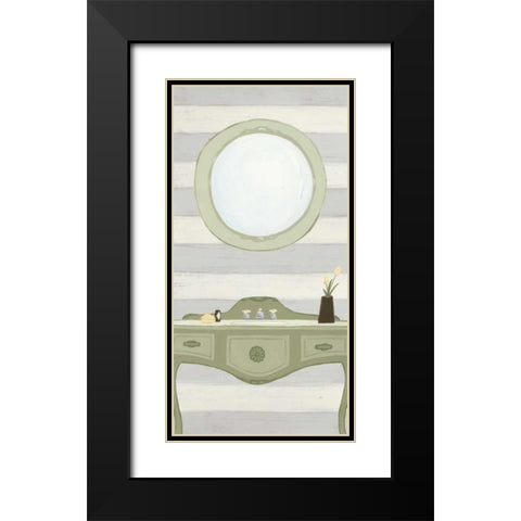 Riviera Bath IV Black Modern Wood Framed Art Print with Double Matting by Vision Studio