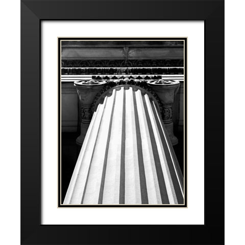 Structural Details I Black Modern Wood Framed Art Print with Double Matting by Pica, Jeff
