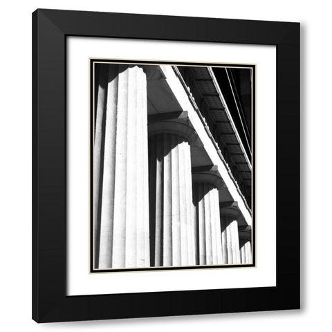 Structural Details II Black Modern Wood Framed Art Print with Double Matting by Pica, Jeff