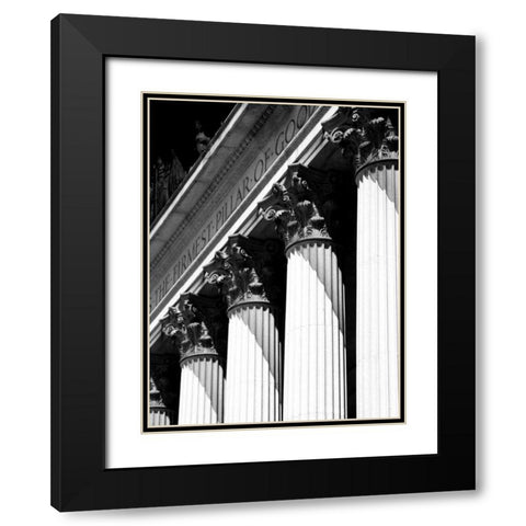 Structural Details VI Black Modern Wood Framed Art Print with Double Matting by Pica, Jeff