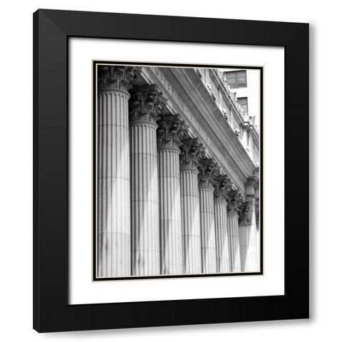 Structural Details VIII Black Modern Wood Framed Art Print with Double Matting by Pica, Jeff