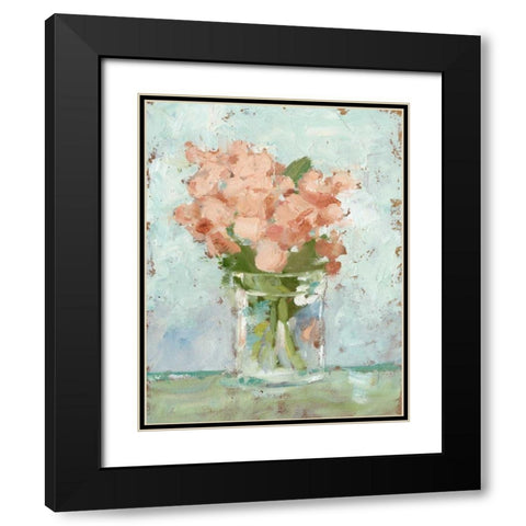 Impressionist Floral Study I Black Modern Wood Framed Art Print with Double Matting by Harper, Ethan