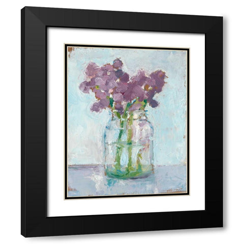 Impressionist Floral Study II Black Modern Wood Framed Art Print with Double Matting by Harper, Ethan