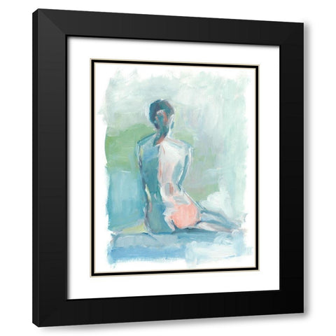 Modern Figure Study I Black Modern Wood Framed Art Print with Double Matting by Harper, Ethan
