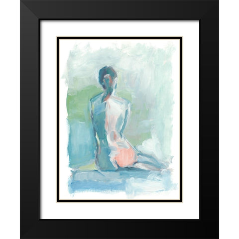 Modern Figure Study I Black Modern Wood Framed Art Print with Double Matting by Harper, Ethan