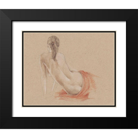 Classical Figure Study II Black Modern Wood Framed Art Print with Double Matting by Harper, Ethan