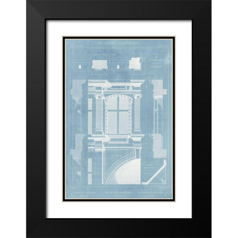 Details of French Architecture II Black Modern Wood Framed Art Print with Double Matting by Vision Studio
