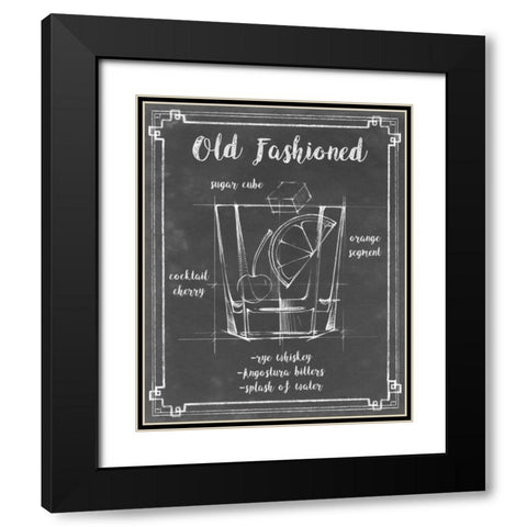 Mixology I Black Modern Wood Framed Art Print with Double Matting by Harper, Ethan