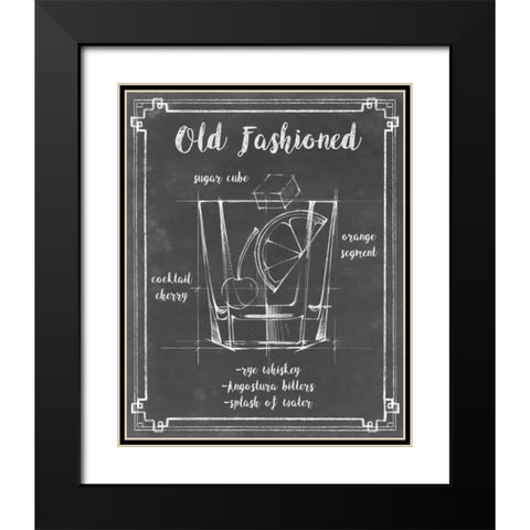 Mixology I Black Modern Wood Framed Art Print with Double Matting by Harper, Ethan