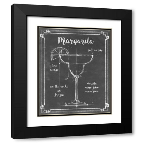Mixology VI Black Modern Wood Framed Art Print with Double Matting by Harper, Ethan