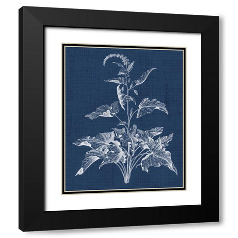 Foliage Chintz II Black Modern Wood Framed Art Print with Double Matting by Vision Studio
