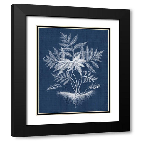 Foliage Chintz IV Black Modern Wood Framed Art Print with Double Matting by Vision Studio