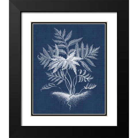 Foliage Chintz IV Black Modern Wood Framed Art Print with Double Matting by Vision Studio