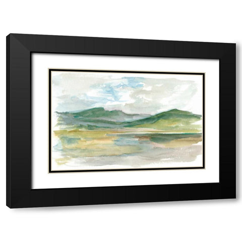 Impressionist View IV Black Modern Wood Framed Art Print with Double Matting by Harper, Ethan