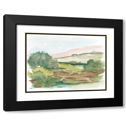 Impressionist Watercolor IV Black Modern Wood Framed Art Print with Double Matting by Harper, Ethan