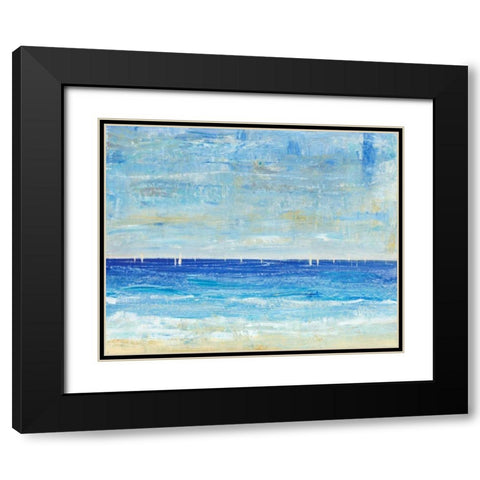 A Perfect Day to Sail II Black Modern Wood Framed Art Print with Double Matting by OToole, Tim