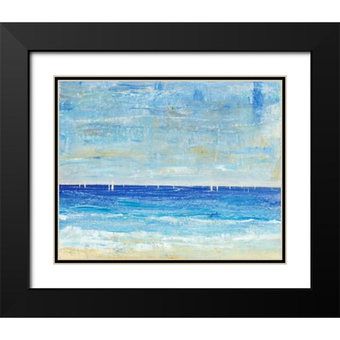 A Perfect Day to Sail II Black Modern Wood Framed Art Print with Double Matting by OToole, Tim