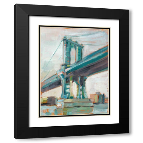 Contemporary Bridge I Black Modern Wood Framed Art Print with Double Matting by Harper, Ethan