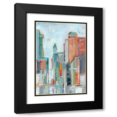 Downtown Contemporary I Black Modern Wood Framed Art Print with Double Matting by Harper, Ethan