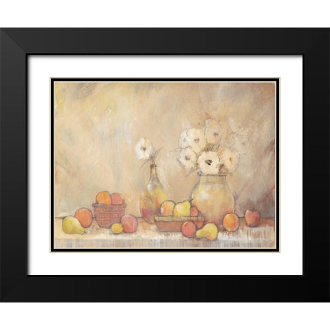 Minimalist Still Life Study I Black Modern Wood Framed Art Print with Double Matting by OToole, Tim