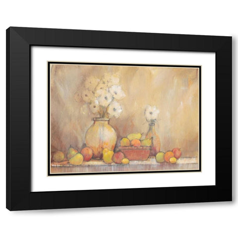 Minimalist Still Life Study II Black Modern Wood Framed Art Print with Double Matting by OToole, Tim