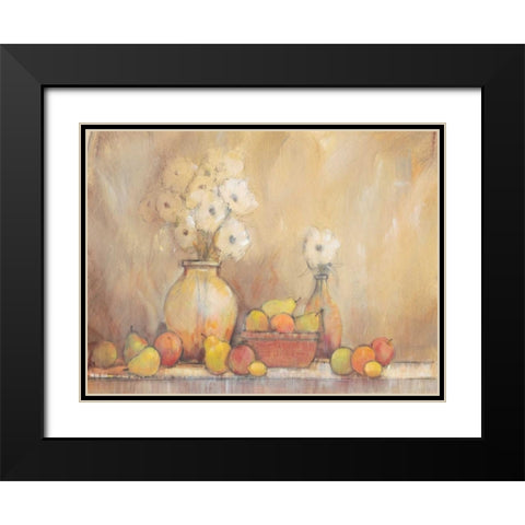 Minimalist Still Life Study II Black Modern Wood Framed Art Print with Double Matting by OToole, Tim