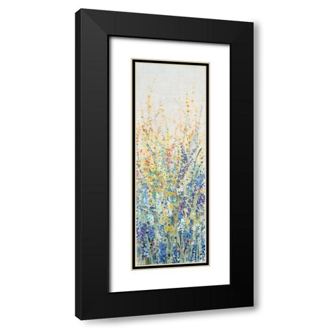 Wildflower Panel I Black Modern Wood Framed Art Print with Double Matting by OToole, Tim